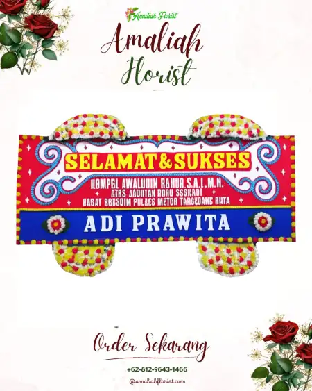 Papan Bunga Ucapan Selamat Simpang