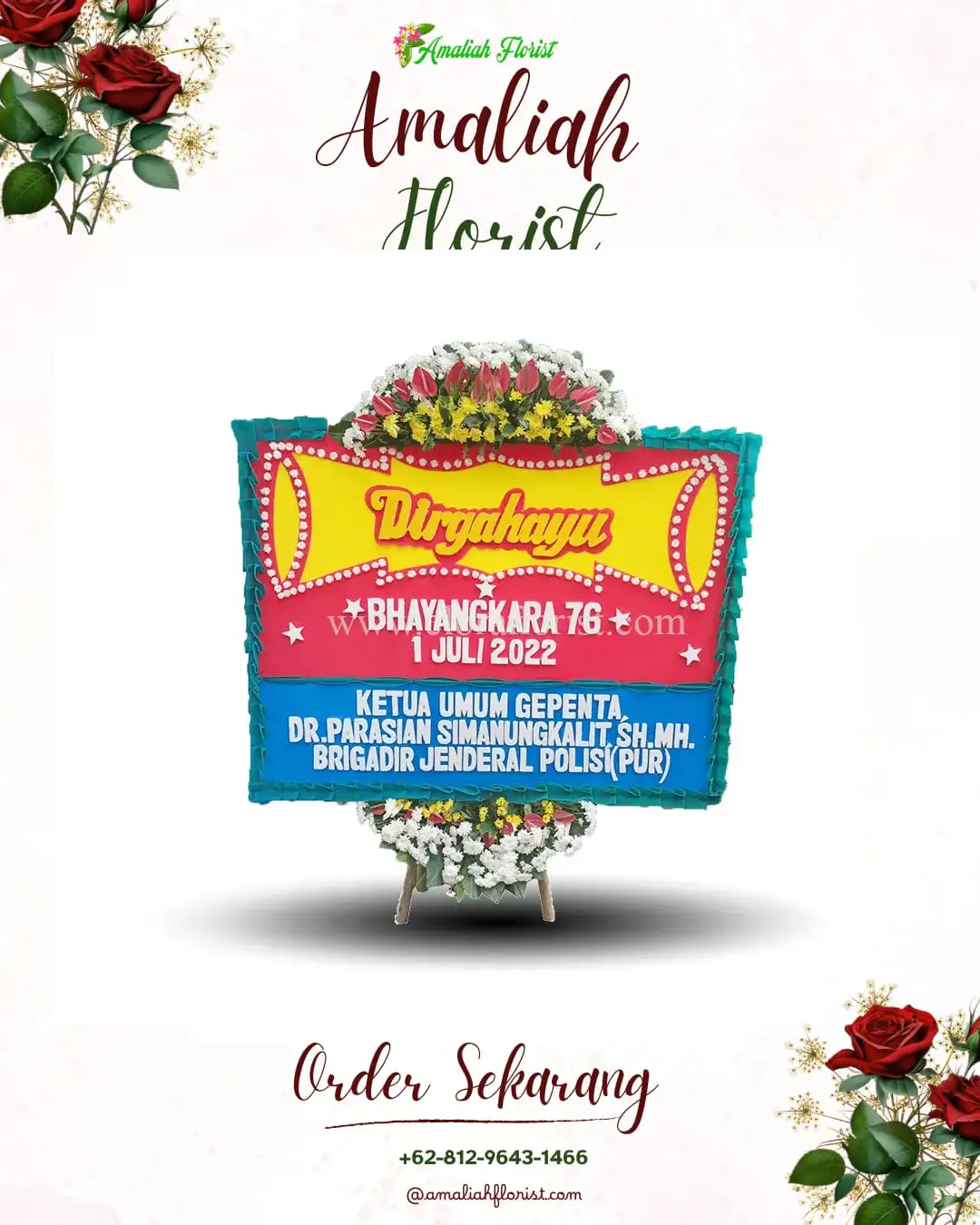 Papan Bunga HUT Ulang Tahun Simpang